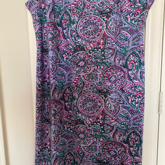 Talbots Multicolored Occasion Dress Size XL - Picture 4 of 4